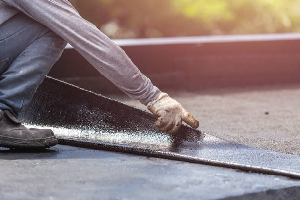 Professional Vapor Barrier Installation technician working in Oakfield, NY